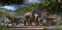 化石记录霸王龙和三角龙“殊死搏斗”的瞬间