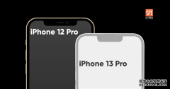 iPhone 13 Pro最新渲染图曝光：小刘海+微缝听筒加持